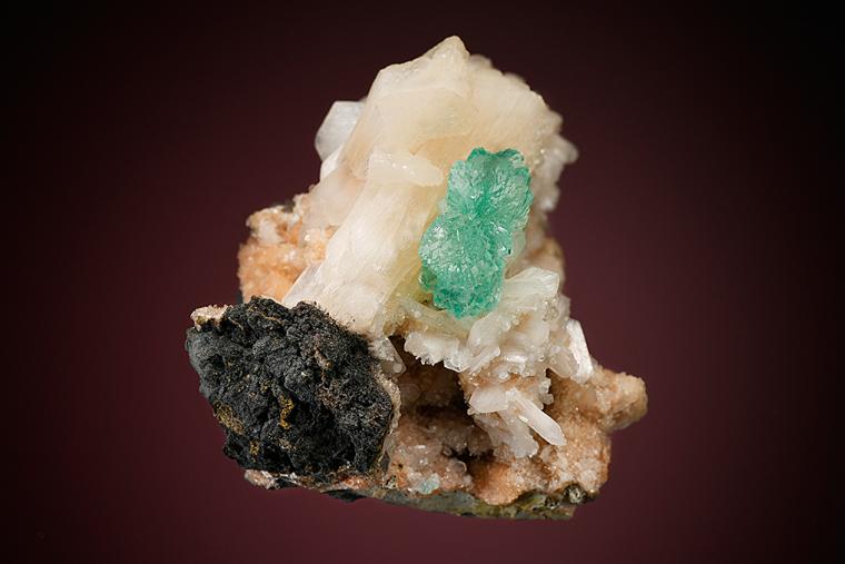 APOPHYLLITE with STILBITE